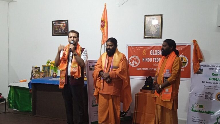 Shri Dakshineswara Kedarnath Mandir Trust Nandi Shala's 5K Run for Gowmatha: Tshirt Launched by Global Hindu Federation