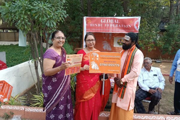 Vajra Womens Foundation team at our stall in Lokmanthan 2024