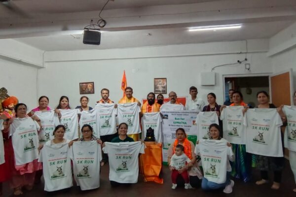 Shri Dakshineswara Kedarnath Mandir Trust Nandi Shala’s 5K Run for Gowmatha: Tshirt Launched by Global Hindu Federation