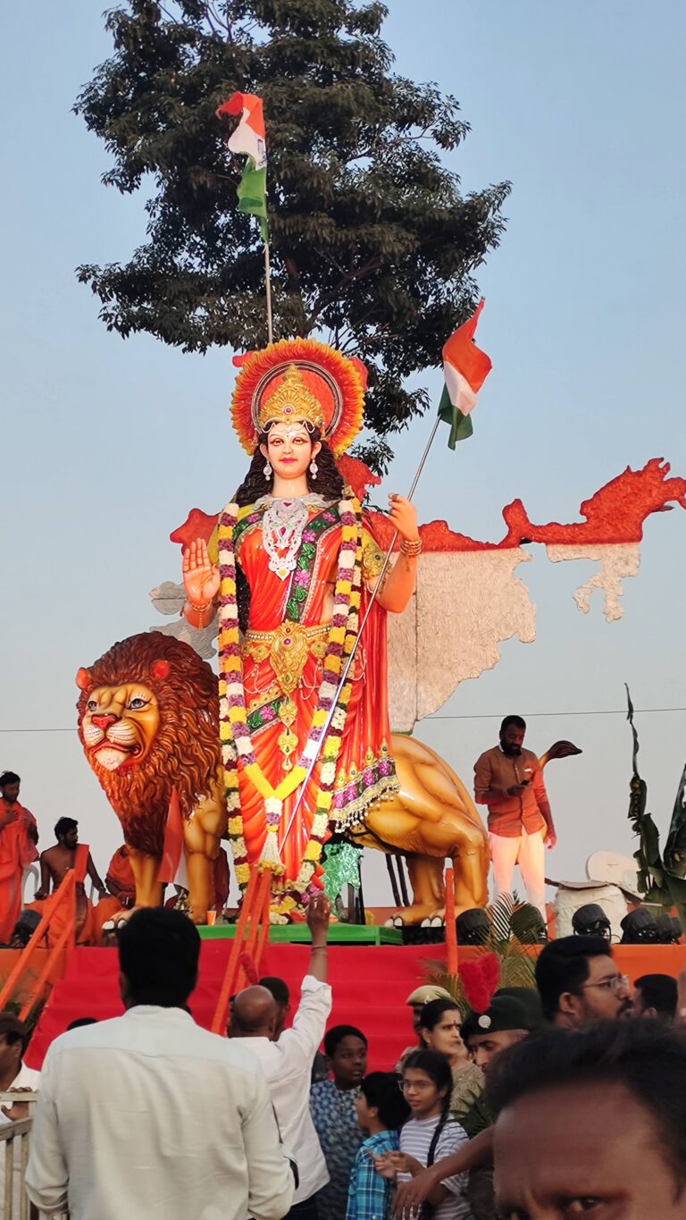 Bharat Mata Maha Harathi: Global Hindu Federation's Chairman Shri Chandrshekhar Chavan Presence