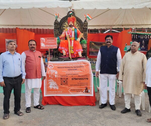 Bharat Mata Maha Harathi: Global Hindu Federation’s Chairman Shri Chandrshekhar Chavan Presence