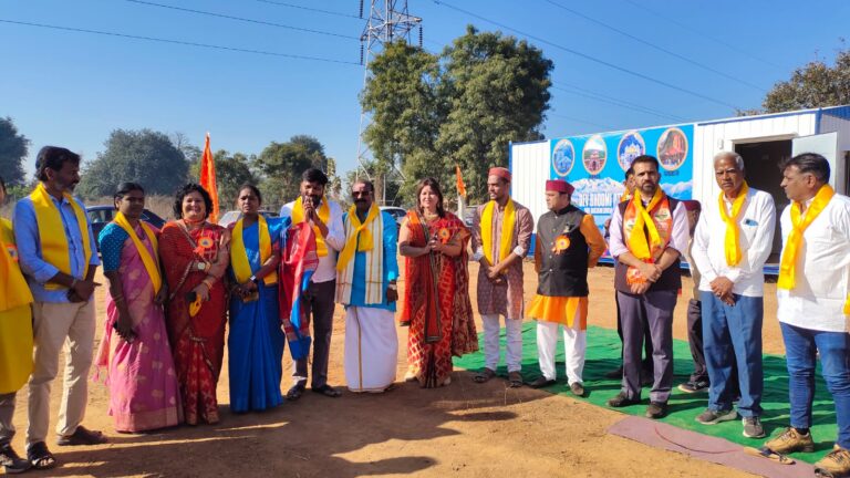 Global Hindu Federation at Kedarnath Temple Stone Foundation Ceremony