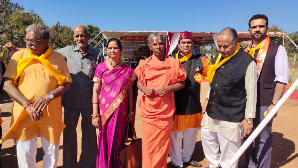 Global Hindu Federation at Kedarnath Temple Stone Foundation Ceremony