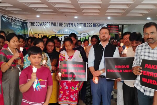 Candlelight Tribute in Hyderabad: Solidarity with Kashmir Terror Attack Victims