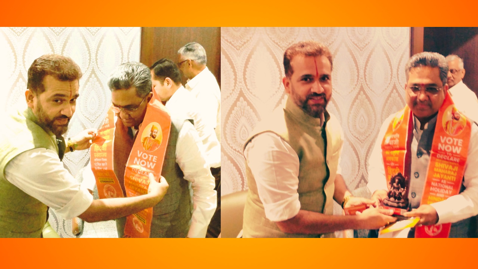 Strengthening Hindu Unity: CD Chavan Meets BJP National General Secretary Suneel Bansal