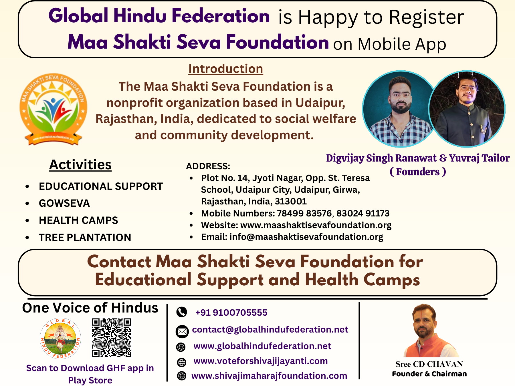 Maa Shakti Seva Foundation – Empowering Communities Through Service and Spirituality