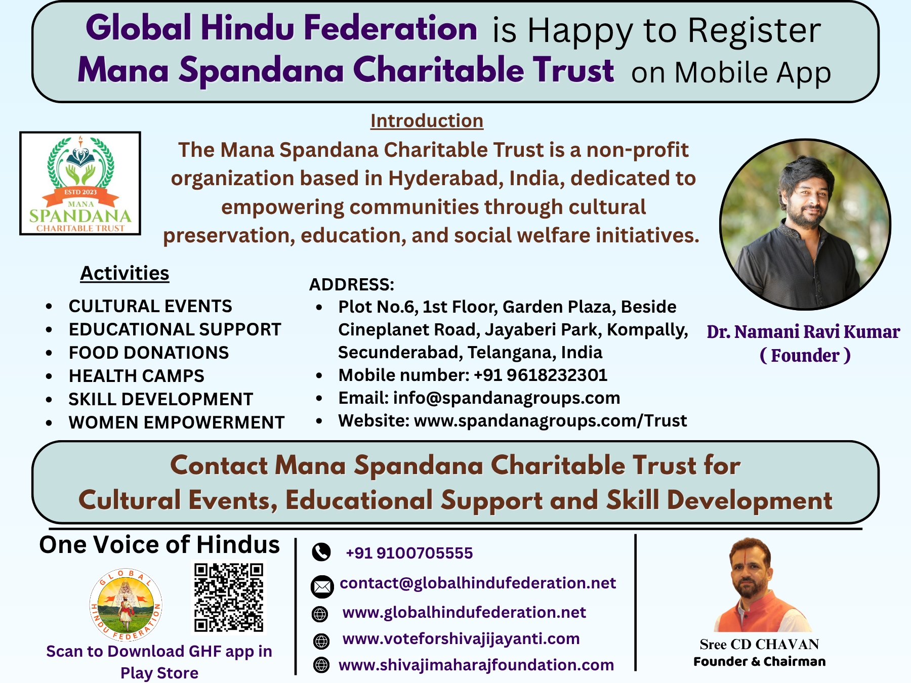 Mana Spandana Charitable Trust – Nurturing Humanity Through Compassion and Service