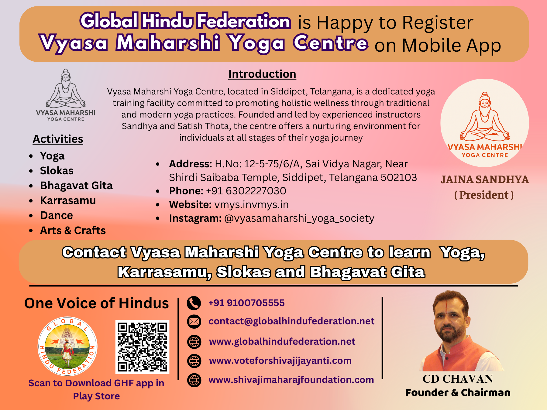 Experience the Power of Traditional Yoga with Vyasa Maharshi Yoga Society