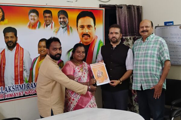 Mr. CD Chavan Meets GHMC Corporator Mahalakshmi Goud to Garner Support for #VoteForShivajiJayanti Campaign