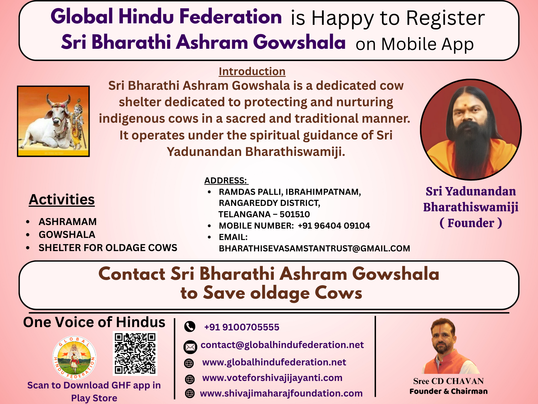 Sri Bharathi Ashram Gowshala – A Sanctuary for Gau Mata and Dharma