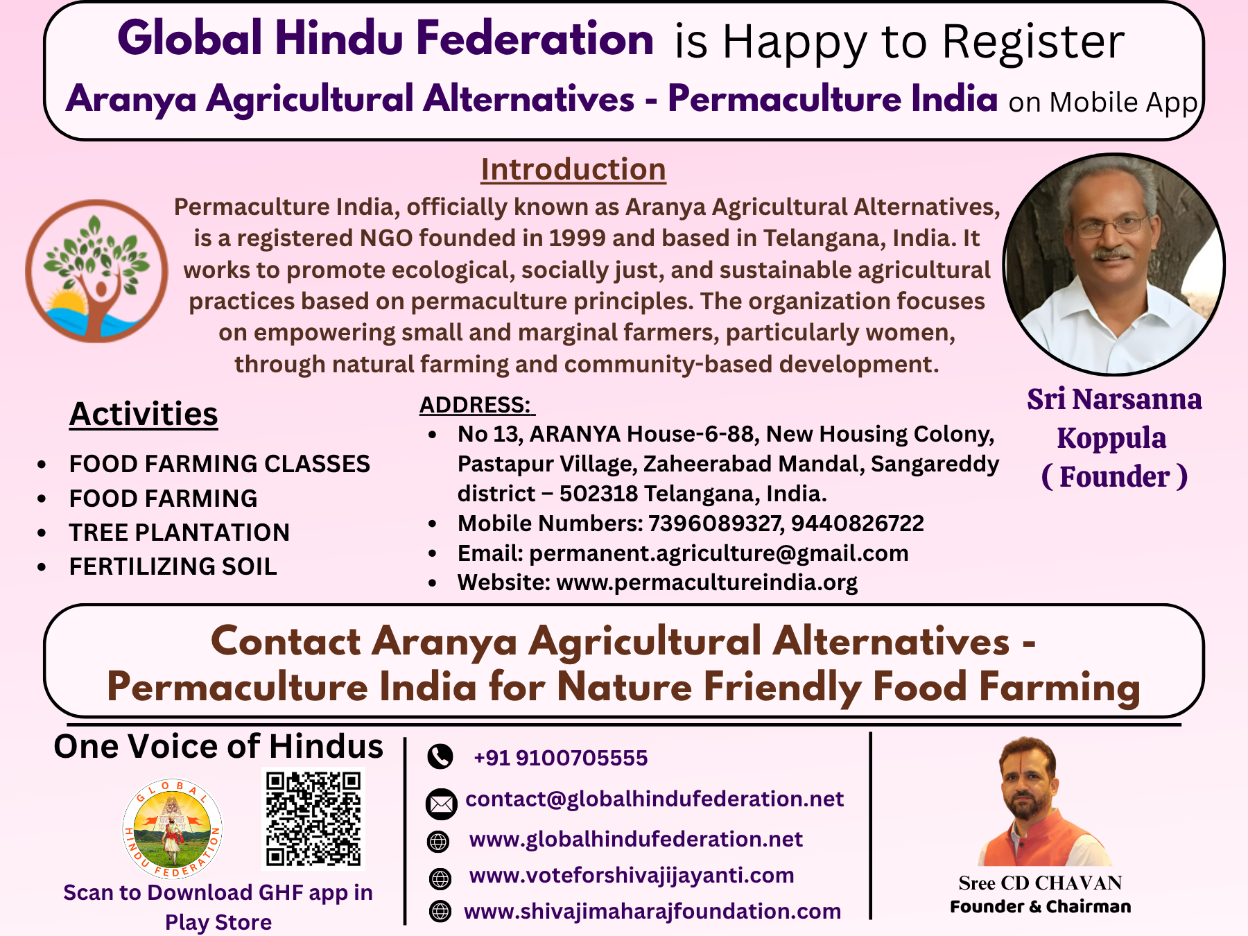 Aranya Agricultural Alternatives – Permaculture India